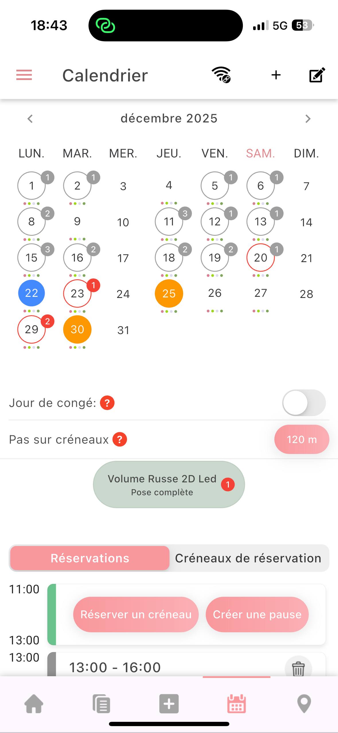 Appointment management and SMS reminders